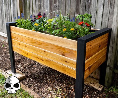 diy wood metal planter box|make your own planter.